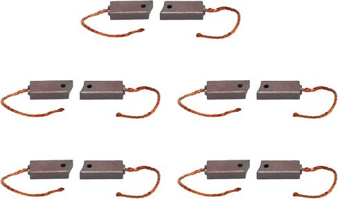 Alternator Regulator Brush Set, 10Pcs Metal Copper BRX40710 Easy Installation Alternator Brush Set Generator Motor Carbon Brushes for MAHLE in Saudi Arabia