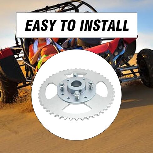 1 بوصة التجويف 1/4 بوصة محور مسنن Keyway ، 1 PCS 420-48T ضرس مع 1/4 بوصة مسامير keyway ، استبدال المفترس 212CC 196CC 6.5HP GO KART MINI BIKE DRIFT TRIKE in Saudi Arabia