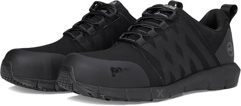 Timberland PRO® Radius Composite Safety Toe Sneakers for Women – Anti-Fatigue Technology – HoverSpring Foam Black/Aqua 8.5 C - Medium in Saudi Arabia