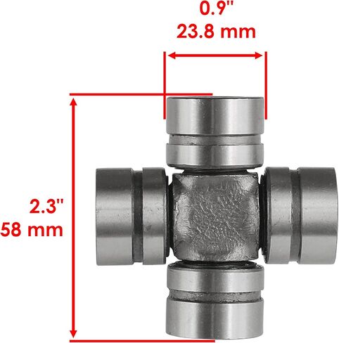 Caltric 2x Front Drive Shaft Yoke with U-joint Compatible with Polaris Ranger 570 EFI 4x4 2014 2015-2020 in Saudi Arabia
