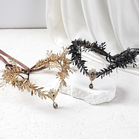 MOSTORY Flower Fairy Crown for Women - Woodland Antler Elf Crown for Renaissance Renfaire Accessories Cosplay Photo Shoot in Saudi Arabia