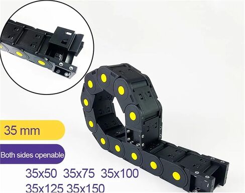 35x50 35x75 35x100 35x125 35x150 Mochine Towline Plastic Cable Chain 35 Drag Chain 35 * 50 35 * 75 35 * 100 35 * 125 35 * 150(75mm,35x150 mm) in Saudi Arabia