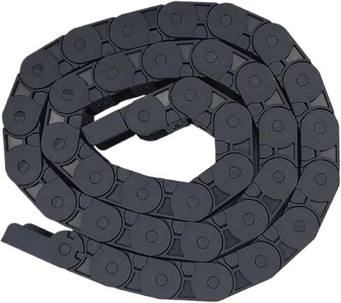 سلاسل الكابلات R28/R38/R48 15x15 15x20 15x30 15x40 طول السحب البلاستيكي شبه مغلق 1 متر (28 مم ، 15 × 30 مم_Semi-Enclosed) in Saudi Arabia