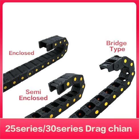 Bridge Cable Chain 25series/30series Wire Transmission Carrier Plastic Drag Towline(30x50 mm) in Saudi Arabia