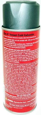 Crc Industries 05048 Cold Galvanizing Coating, Matte Gray, 13-oz. - Quantity 12 in Saudi Arabia
