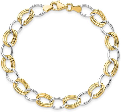 ICECARATS 14K سوار سلسلة رابط الذهب لهجة نغمة in Kuwait