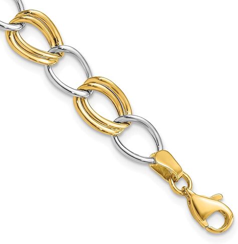 ICECARATS 14K سوار سلسلة رابط الذهب لهجة نغمة in Kuwait