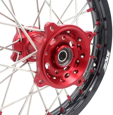 KKE 19/16 Spoke Kid's Big Wheels Rims Set Fit For CRF150R 2007-2025 CRF150RB 2025 Red Nipple in Saudi Arabia