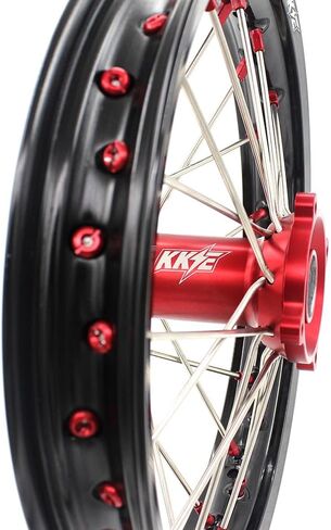 KKE 19/16 Spoke Kid's Big Wheels Rims Set Fit For CRF150R 2007-2025 CRF150RB 2025 Red Nipple in Saudi Arabia