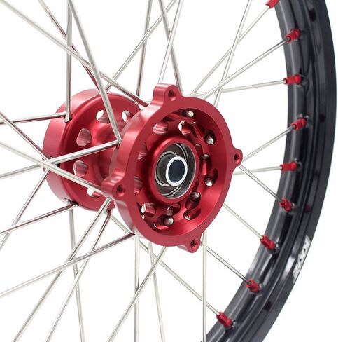 KKE 19/16 Spoke Kid's Big Wheels Rims Set Fit For CRF150R 2007-2025 CRF150RB 2025 Red Nipple in Saudi Arabia