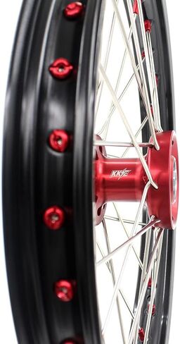 KKE 19/16 Spoke Kid's Big Wheels Rims Set Fit For CRF150R 2007-2025 CRF150RB 2025 Red Nipple in Saudi Arabia