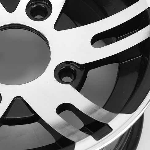 حافة عجلات ATV 10 بوصة ، حافة سبيكة ألمنيوم عالية القوة العالمية لـ ATVs Go Karts Cart 4 عجلات (عجلة أمامية) in Kuwait