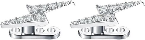 Kokoma 14G CZ Flower Dermal Anchor Tops and Base Grade 23 Titanium Crystal Bee Internally Threaded Dermal Piercing Microdermals Studs Surface Skin Piercing Body Jewelry in Saudi Arabia