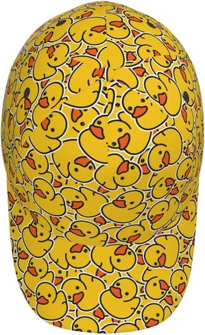 Cute Duck Baseball Cap for Women Men, Funny Cartoon Duck Hats Adjustable Trucker Hats Sun Protection Novelty Caps in Kuwait