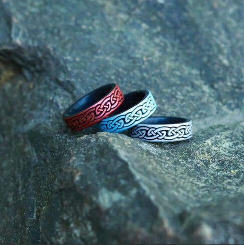 Knot Theory Celtic Butterfly Sailor Infinity Silicone Ring for Men Women - Breathable Dual Layer Comfort Fit 6mm Bandwidth in Saudi Arabia