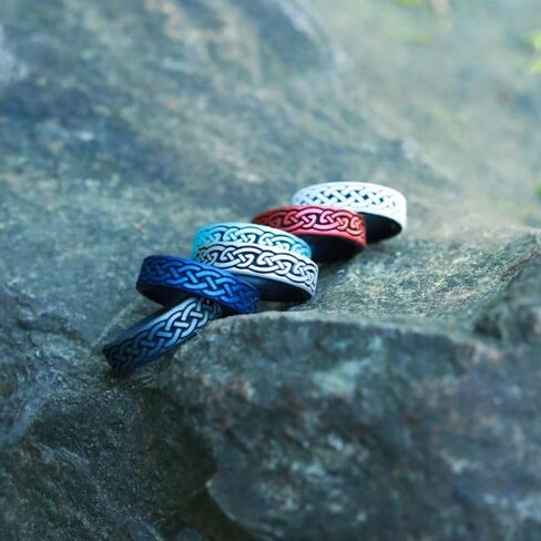 Knot Theory Celtic Butterfly Sailor Infinity Silicone Ring for Men Women - Breathable Dual Layer Comfort Fit 6mm Bandwidth in Saudi Arabia