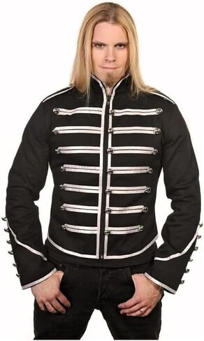 Jacket Black Parade The Mikey Way Jacket Goth Punk Adam Ant VTG Style My Chemical Romance in Saudi Arabia
