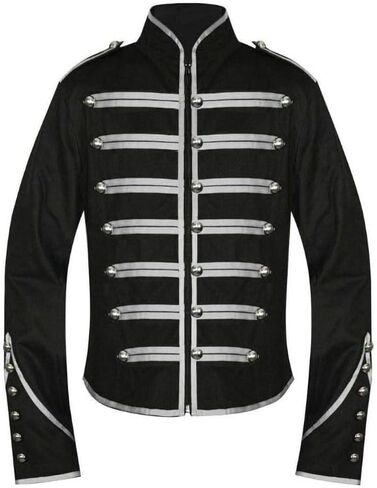 Jacket Black Parade The Mikey Way Jacket Goth Punk Adam Ant VTG Style My Chemical Romance in Saudi Arabia
