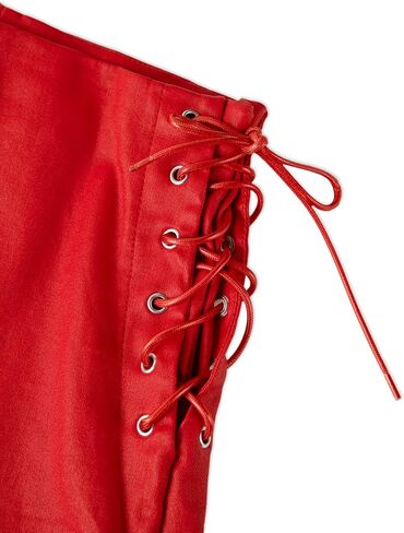 Women's Sexy Lace Up Side Crisscross Pu Leather High Waist Skinny Shorts Music Festival in Kuwait