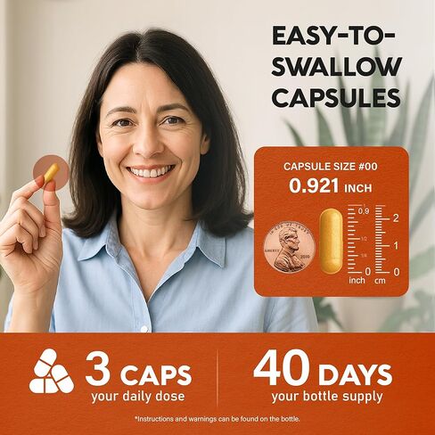 Turmeric Curcumin Supplement 2365 mg - Turmeric with Ginger & Black Pepper - Highly Bioavailable & Extra Strength 95% Curcuminoids - Antioxidant, Immunity & Joint Support - Made in USA - 120 Capsules in Saudi Arabia