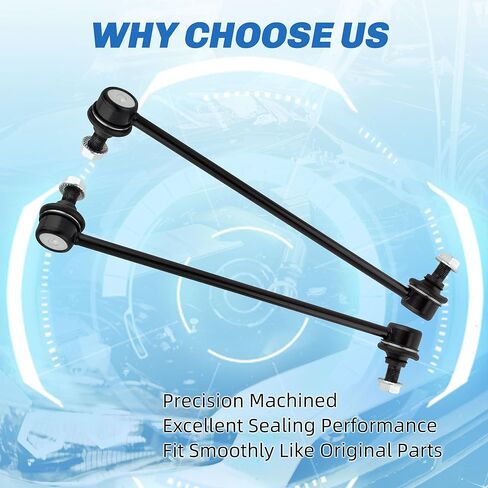 Suspension Front Control Arm Kit Compatible With 2004-2011 Audi A6 Saloon Avant Allroad Estate Front Upper & Lower Control Arm, Sway Bar Link Front, Front inner & Outer Tie Rod Ends in Saudi Arabia
