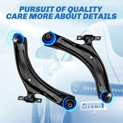 Suspension Front Control Arm Kit Compatible With 2004-2011 Audi A6 Saloon Avant Allroad Estate Front Upper & Lower Control Arm, Sway Bar Link Front, Front inner & Outer Tie Rod Ends in Saudi Arabia