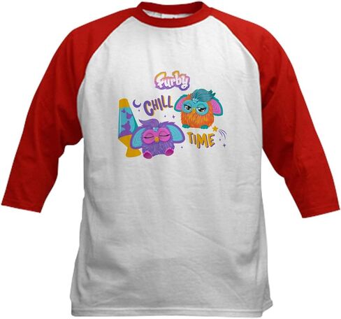 Cafepress Furby Lava Lamp Kids Baseball T Shirt Kids Cotton Baseball Jersey ، 3/4 Raglan Sleeve Shirt in Saudi Arabia