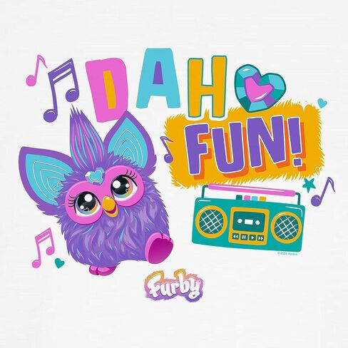 CafePress Furby Dah Fun Kids Baseball T Shirt Kids Cotton Baseball Jersey, 3/4 Raglan Sleeve Shirt in Saudi Arabia