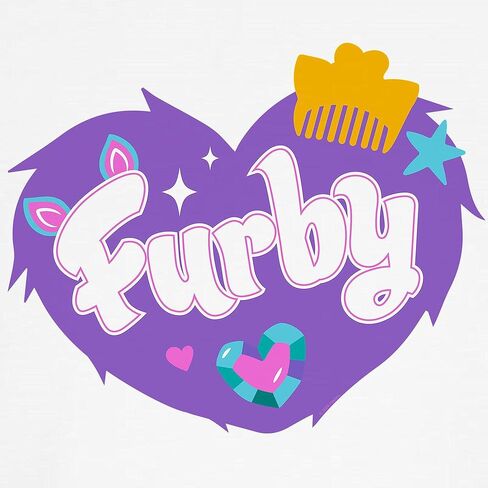 Cafepress Furby Heart Kids Baseball T Shirt Kids Cotton Baseball Jersey ، 3/4 Raglan Sleeve Shirt in Saudi Arabia