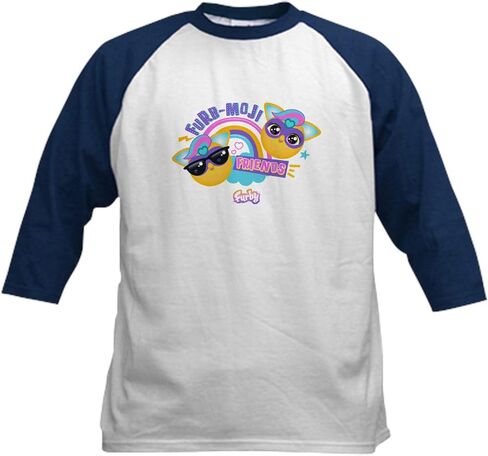 cafepress furb moji friends kids baseball tird kids cotton baseball Jersey ، 3/4 Raglan Sleeve Shirt in Saudi Arabia