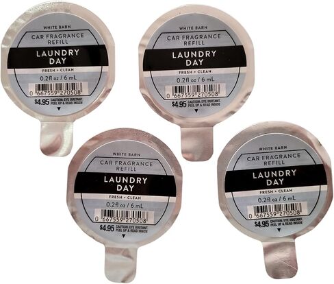 Bath and Body Works Laundry Day Car Disc Refills Pack of 4 in Saudi Arabia