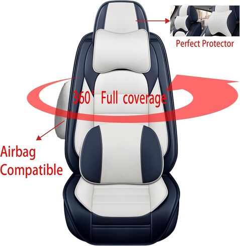 أغطية مقاعد جلدية لفورد Escape PHEV 2020-2025 ، تغطي مقعد السيارة مجموعة كاملة ، وأغطية مقاعد مقاعد مقاومة للماء ، ومقاعد الغطاء الداخلي غير القابل للتنفس للسيارات (أسود وأحمر) in Kuwait