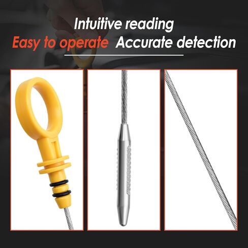 نوبات Dipstick Dipstick زيت المحرك لعام 2007-2019 Chevy Equinox Malibu Impala/Buick Regal ، Verano ، Lacrosse/Saturn Vue تحل محل 917-379 917379 12607379 126577999 in Saudi Arabia