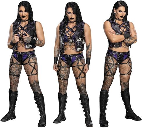 SC45777 Rhea Ripley Three Shelf Top Cardboard Cletouts Highta 31cm - مثالي لموضوع WWE ، والأحزاب ، وأعياد الميلاد والمراوح ، وزينة الغرفة والأحداث in Kuwait