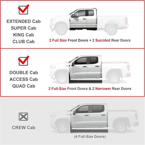 DaShield Ultimum Series Supreme Semi Custom Full-Size Truck Car Cover for 2020-2025 GMC Sierra 2500/3500 HD Crew Cab 6.75' Bed Pickup All Weather Protection Heavy Duty in Kuwait