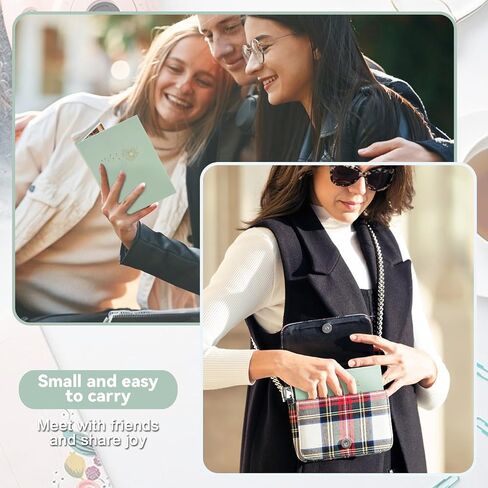 Small Photo Album 4x6 Pictures 2 Pack, Each Hold 36 Vertical Photos, Mini Waterproof Membrane Cover Picture Book for Wedding Baby Family Graduation Travel (Sage green with dandelion) in Saudi Arabia