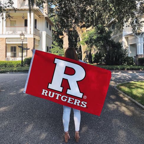 Desert Cactus Rutgers Flag State University of New Jersey RTX Flag Banners 100% Polyester Indoor Outdoor 3x5 feet Flags (Style 1) in Saudi Arabia