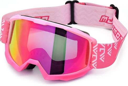 Motorcycle Goggles Men Women,UV400 protection Dirt Bike ATV MX DH Goggles Glasses,Anti-Slip Strap,Scratch-Proof in Kuwait