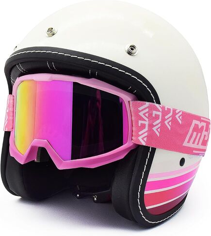 Motorcycle Goggles Men Women,UV400 protection Dirt Bike ATV MX DH Goggles Glasses,Anti-Slip Strap,Scratch-Proof in Kuwait