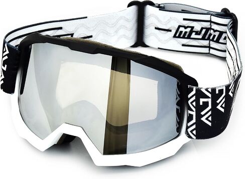 Motorcycle Goggles Men Women,UV400 protection Dirt Bike ATV MX DH Goggles Glasses,Anti-Slip Strap,Scratch-Proof in Kuwait