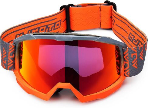 Motorcycle Goggles Men Women,UV400 protection Dirt Bike ATV MX DH Goggles Glasses,Anti-Slip Strap,Scratch-Proof in Kuwait
