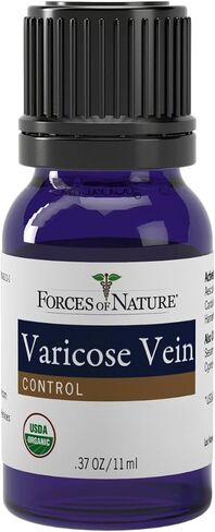 Forces of Nature Varicose Veins Treatment, Organic Homeopathic Medicine, 0.37 Fl Oz, Helps Shrink & Reduce Appearance of Cellulite, Varicose & Spider Veins, Promotes Healthy Vein Circulation in Kuwait