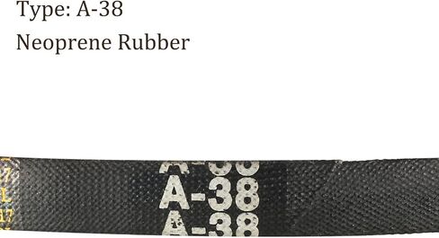 A-37 Drive V-Belt - [37-inch Inside Circumference] A-Section Rubber Drive Belt Wrapped for Transmission Use in Saudi Arabia