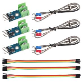 AITRIP 3 قطعة PT100 MAX31865 RTD وحدة تضخيم مستشعر درجة الحرارة الحرارية المتوافقة مع Arduino Raspberry Pi in Kuwait