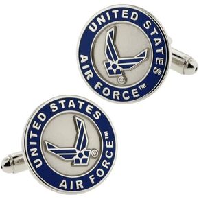 PinMart's Officially Licensed U.S. Air Force Cufflinks - Silver in Saudi Arabia