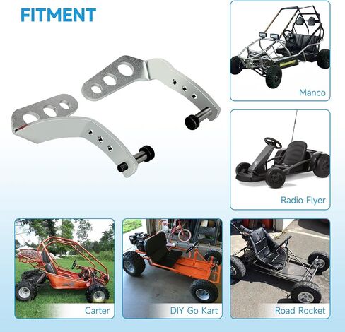 Heavy Duty Go Kart Gas Brake Pedals with Throttle Cable Kit Compatible with Most of Manco Go Cart Predator 196cc 212cc 6.5hp American Sportworks Carter Yerf Dog Kandi DIY Vintage Go-Kart Parts in Kuwait