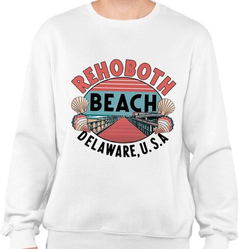 Teesandtankyou Travel Rehoboth Beach Sweatshirt للجنسين in Kuwait
