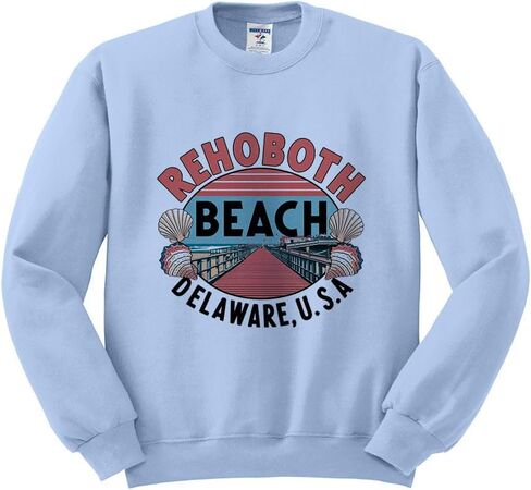 Teesandtankyou Travel Rehoboth Beach Sweatshirt للجنسين in Kuwait
