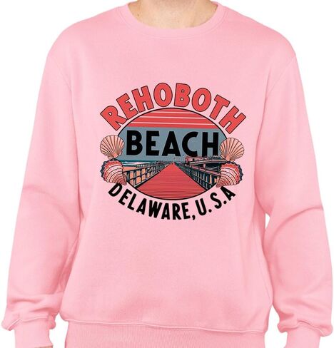 Teesandtankyou Travel Rehoboth Beach Sweatshirt للجنسين in Kuwait
