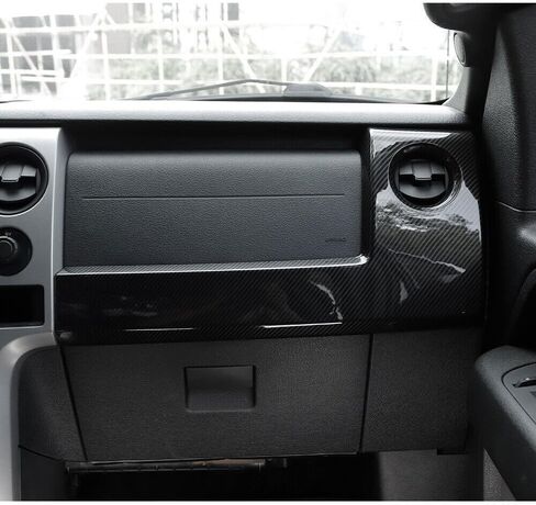 Center Console Dashboard Panel Cover Trim Carbon Fiber for Ford for F150 2009-2014 Front Interior,Inner CCDPCTFFF0CF in Saudi Arabia